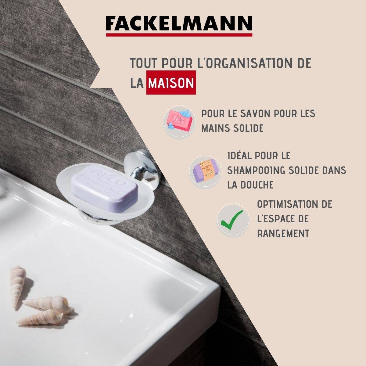 Fackelmann - Wholesale Bath Soap Dish - Fackelmann Visi glass and chrome bathroom soap dish1