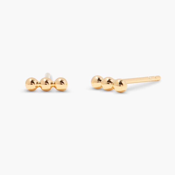 Brook & York - Wholesale Stud/Post Earrings - Arden Gold Vermeil Earrings