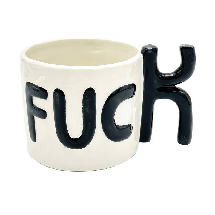 Tasse à café originale "Fuck Handle" pour la vente par Island Dogs