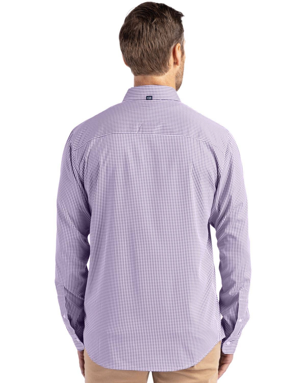 Cutter & Buck - Wholesale Button Down Shirt - Men's - Cutter & Buck Skyline Gingham Mens Big & Tall Dress Shirt35