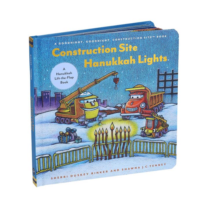 Chronicle Books - Wholesale Baby & Toddler Book (0-2) - Construction Site Hanukkah Lights1