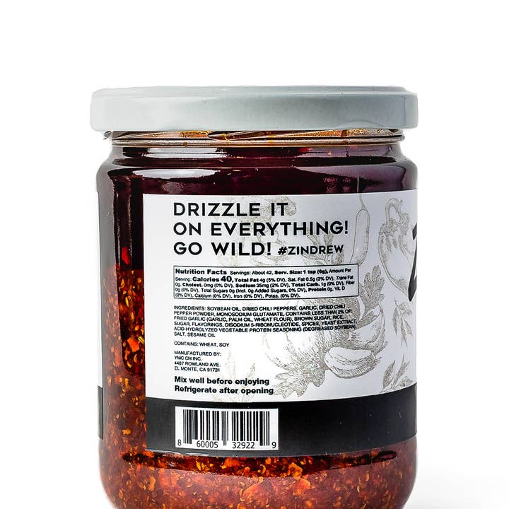 ZinDrew Chili – Großhandel Chilisoße – Zindew Crunchy Knoblauch-Chiliöl - OG Batch4