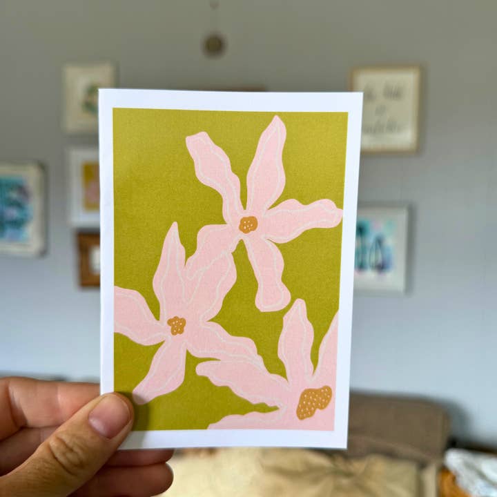 Sierra Rehrer Designs – Cartão de saudação diária por atacado – Cartão Boho Flowers 4