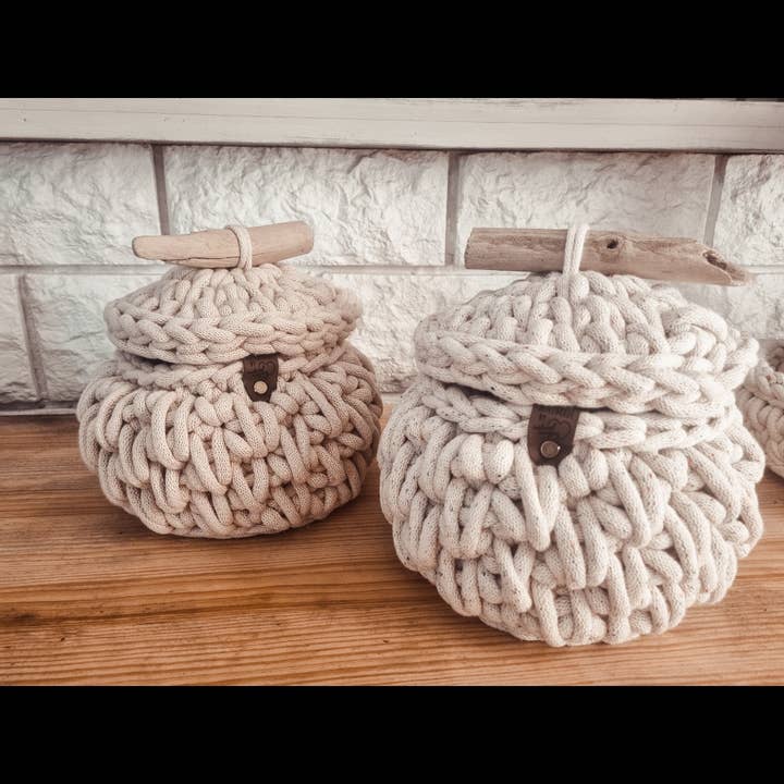 Naturalmarjory - Vente Décorations de table - Bonbonniere crochet