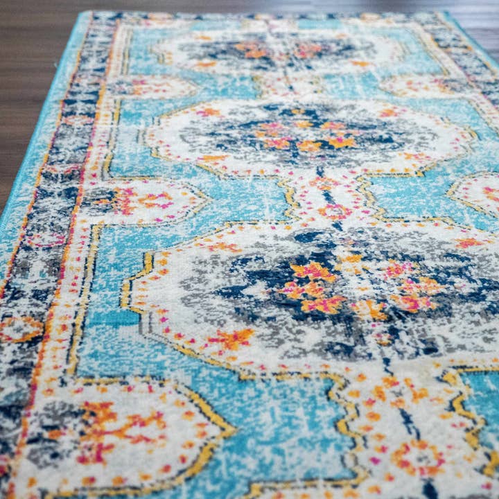 Hauteloom - Wholesale Area Rug - Tigried Turquoise 2308 Area Rug - Clearance7