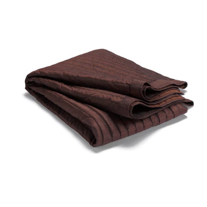 74040145 Copriletto Metallo 180x270 cm cacao per la vendita all'ingrosso da parte di Etol