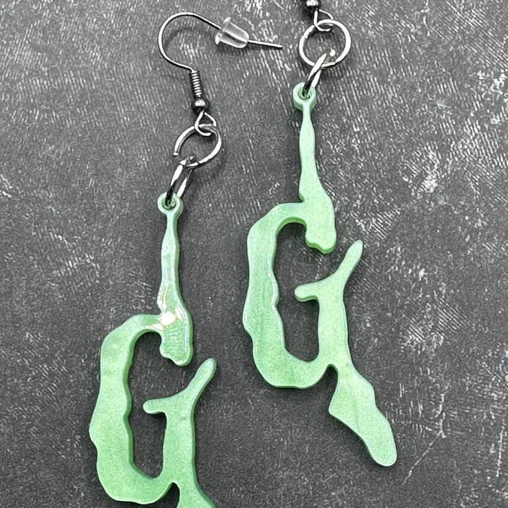 Luna Luma Design - Wholesale Dangle Earrings - Goosebumps Book Acrylic Earrings1