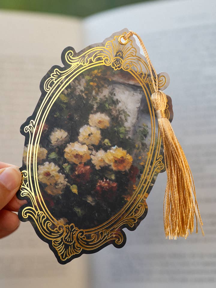 The Gilded Garden Foil Bookmark | Bookish Romantasy for wholesale by The Bookish Atelier