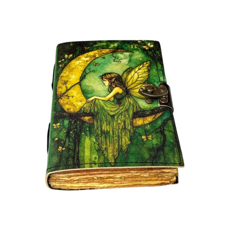 Sagoläderjournal Keltisk Grimoire Journal Trollformelbok för wholesale av Billion Brothers