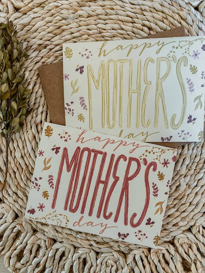 Carte de vœux Fête des Mères pour la vente par Kenzie Lou Art Co