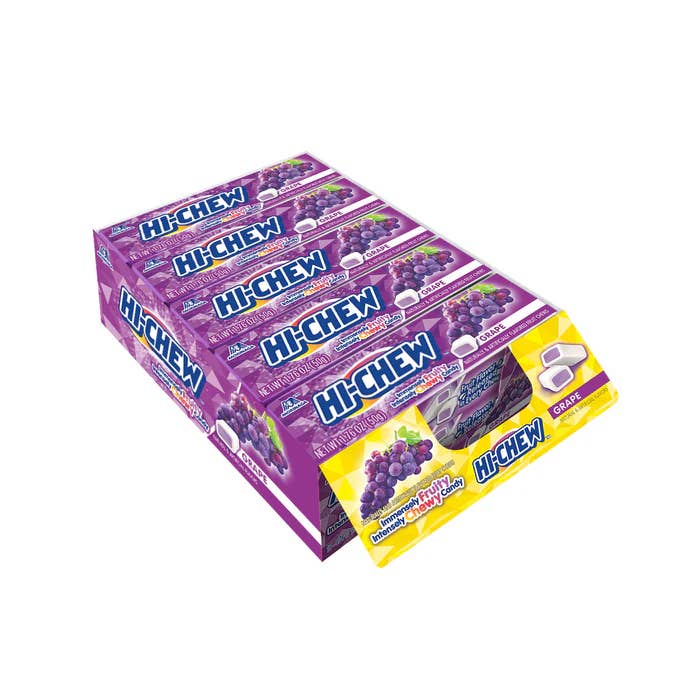 I Got Your Candy - Wholesale Gummy - Hi Chew Grape Chews 1.76oz - 15ct1