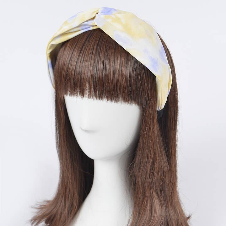 3AM BY H&D ACCESSORIES - Wholesale Fashion Headband - Women's - Tie Dyed Braided Headband1