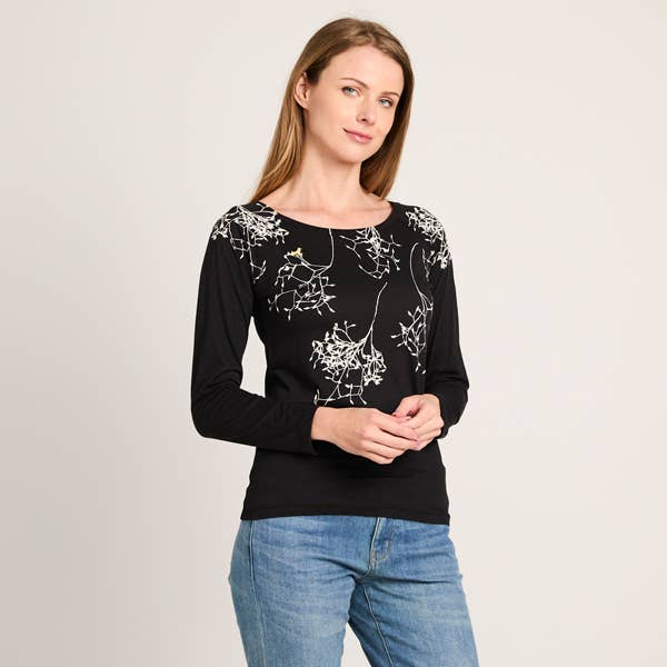 Umsteigen – Engroshandel Bluse - Dame – Ærmefrø Bambus