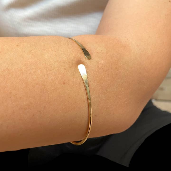 Blueyejewelry - Wholesale Cuff Bracelet - Gold Forearm Cuff - Open Arm Band - Upper Arm Cuff 1