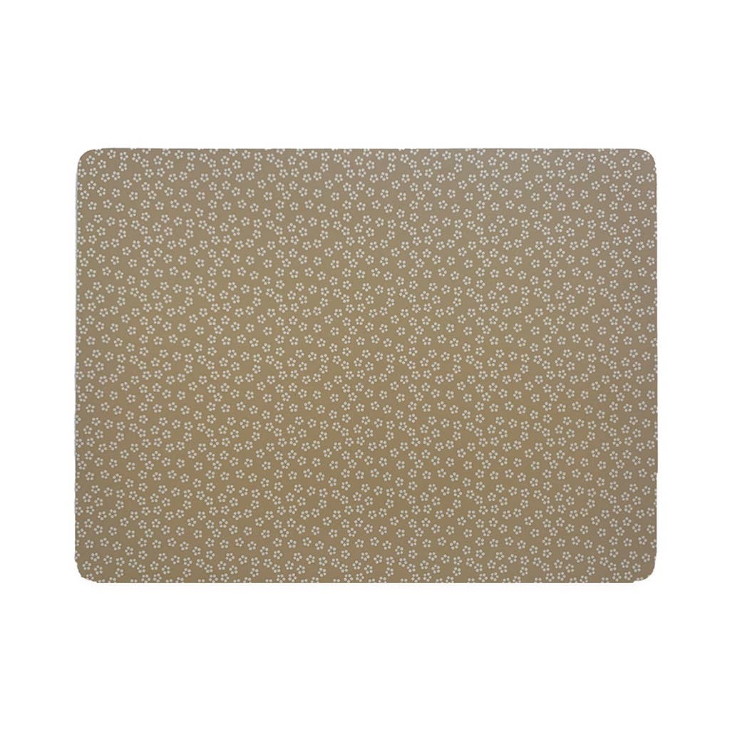 beige Rektangulärt bordset Blommigt Styvt 30x40cm för wholesale på Faire0