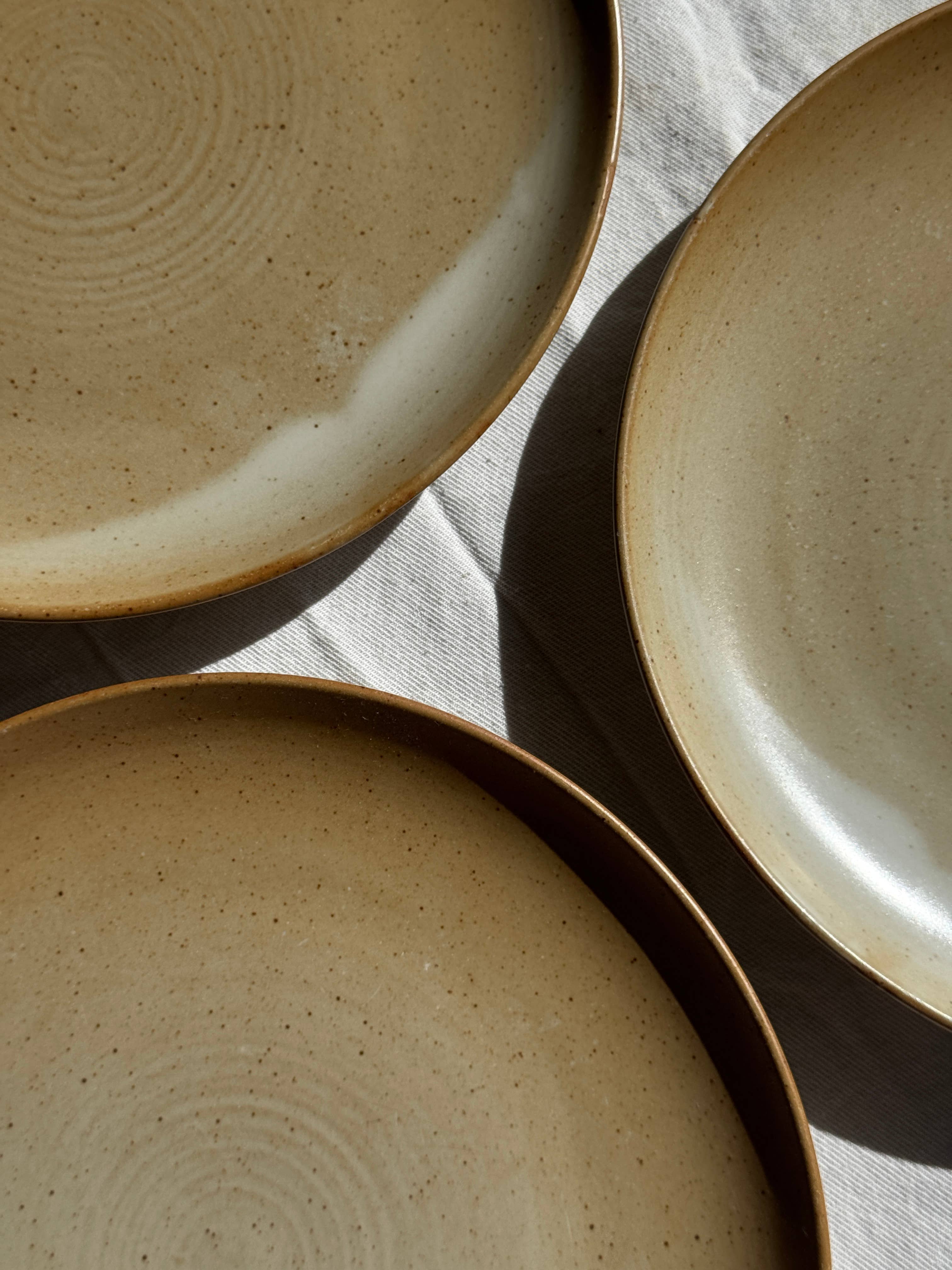 Office Objets - Wholesale Dinner Plate - Set of 6 stoneware plates Village France D245