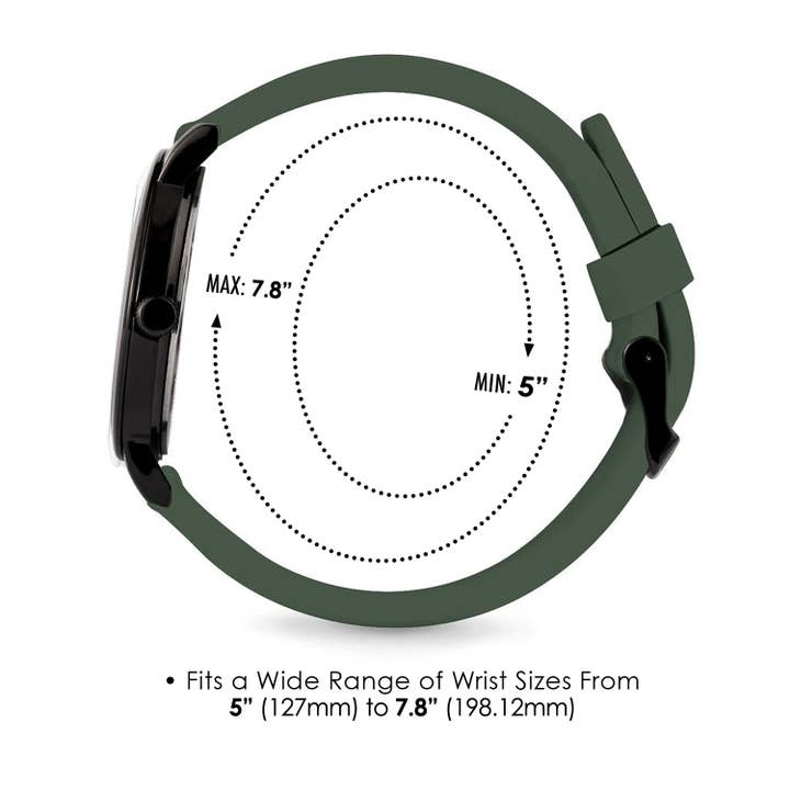 Speidel - Wholesale Wrist Watch - Unisex - Black Dial Original Scrub Watch™10