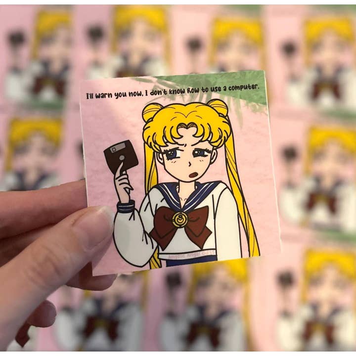 Angelic Angel Gifts - Wholesale Sticker - Sailor Moon Waterproof Vinyl Anime Stickers for Laptops7