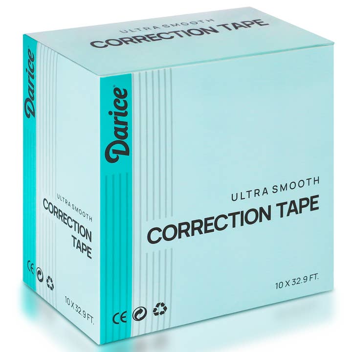 The Toy Group - Wholesale School Supplies - Kids - Darice 10-Pack White Out Correction Tape1