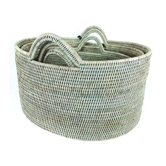 Cestas ovaladas (3) para venta al por mayor de Baolgi