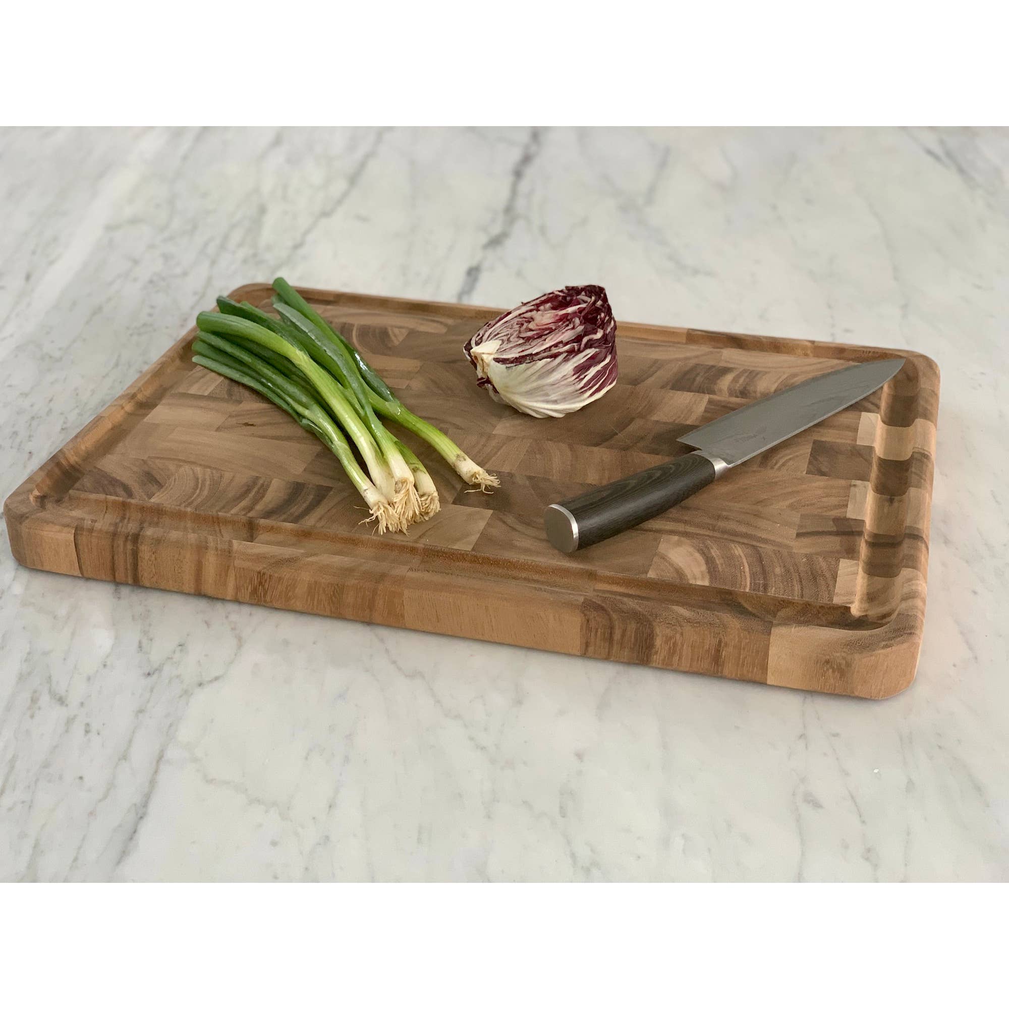 Fox Run Brands - Wholesale Cutting Board - Ironwood Large End Grain Board, Acacia, 14" x 20" x 1.5"4