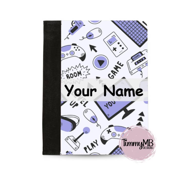 Jeux Doodles - Portfolio de Bloc-notes Personnalisé pour la vente par TimmyMB Designs
