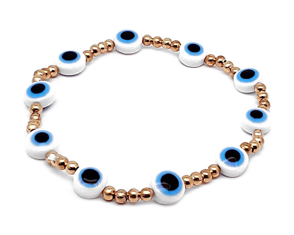 Pichincha - Wholesale Beaded Bracelet - Evil Eye Beaded Stretchy Bracelet6