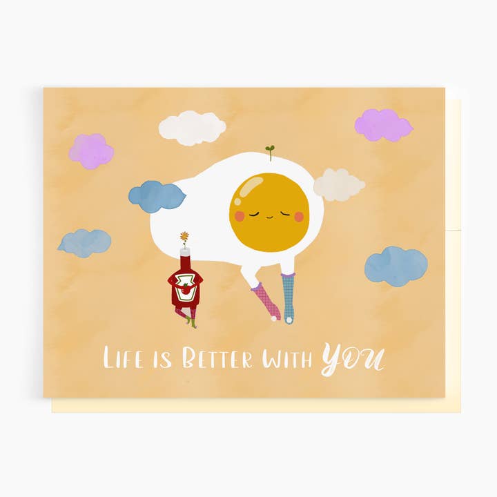 Love Friendship Card | Anniversary Card | Romance Card for wholesale by Caringyou Studio