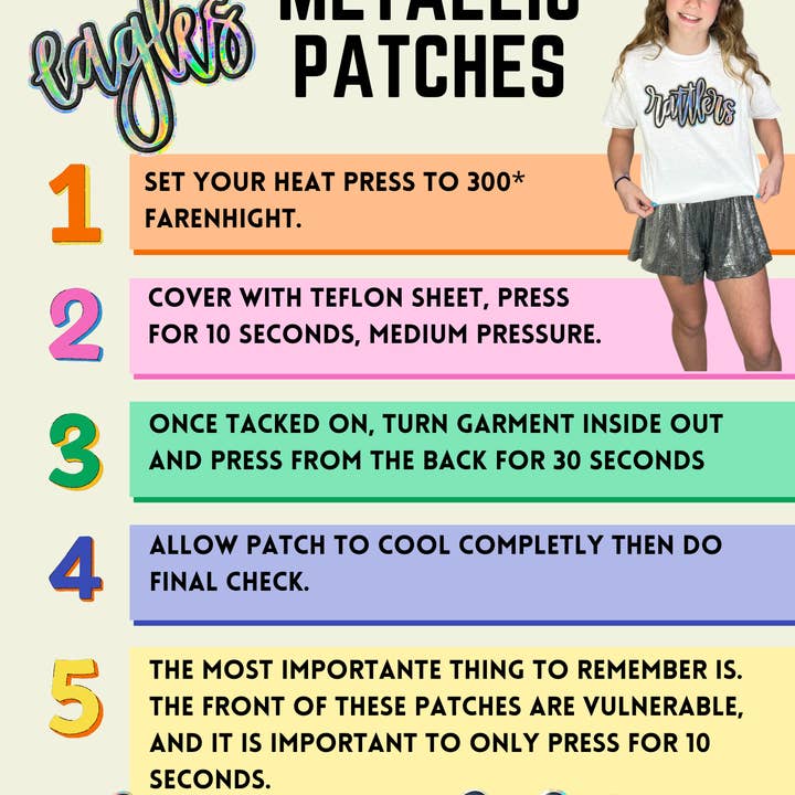 6j Threads LLC - Wholesale Patch - Gold Cursive Metallic Saints....Patches Only1