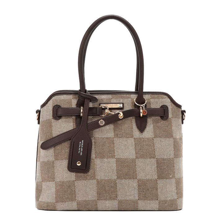 CHIC CHECK TOTE BAG
for wholesale by Nicole Lee USA