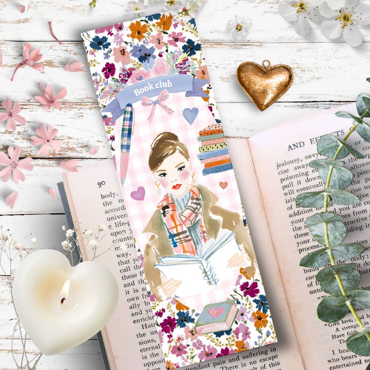 Bookmark for the book The Book Club of Literary Souls for wholesale by Les Moonettes