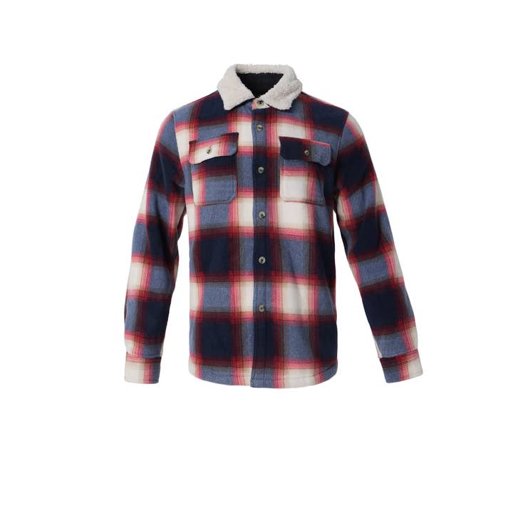 LeeHanTon - Wholesale Shirt Jacket/Shacket - Men's - LeeHanTon Men's Plaid Shacket