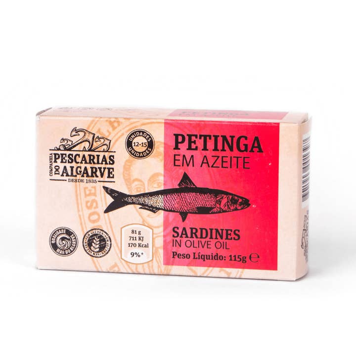 Pescarias do Algarve Small Sardines in Olive Oil for wholesale by Portugalia Imports