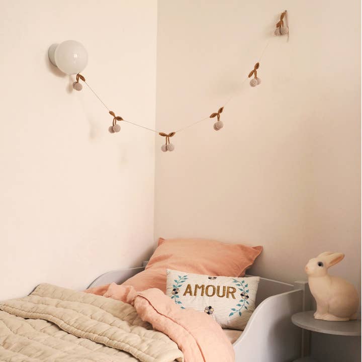 Gentil Coquelicot Paris - Wholesale Bunting/Garland - Cherry knit garland1