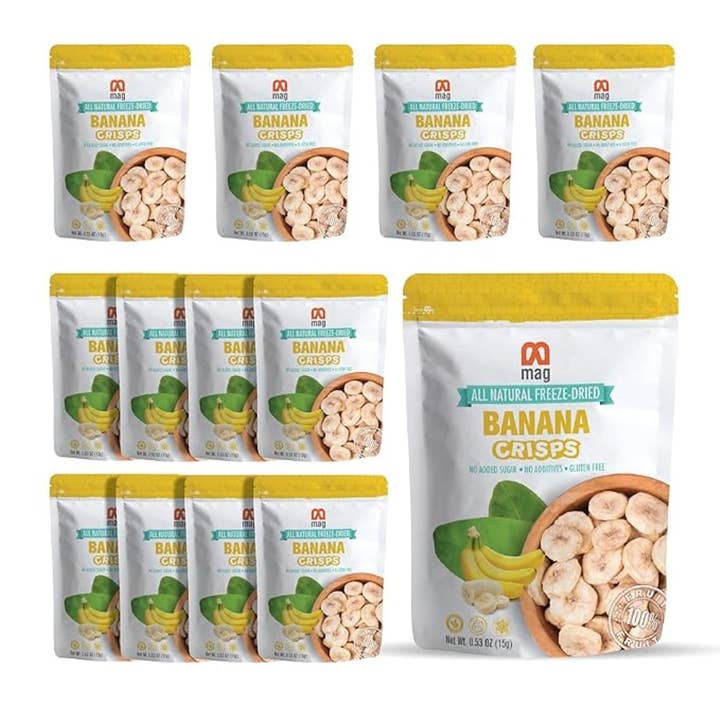 MAG - Wholesale Dried/Dehydrated Fruit - MAG Freeze Fruit Banana Snacks Frozen Dry Fruit Slices Fresh7