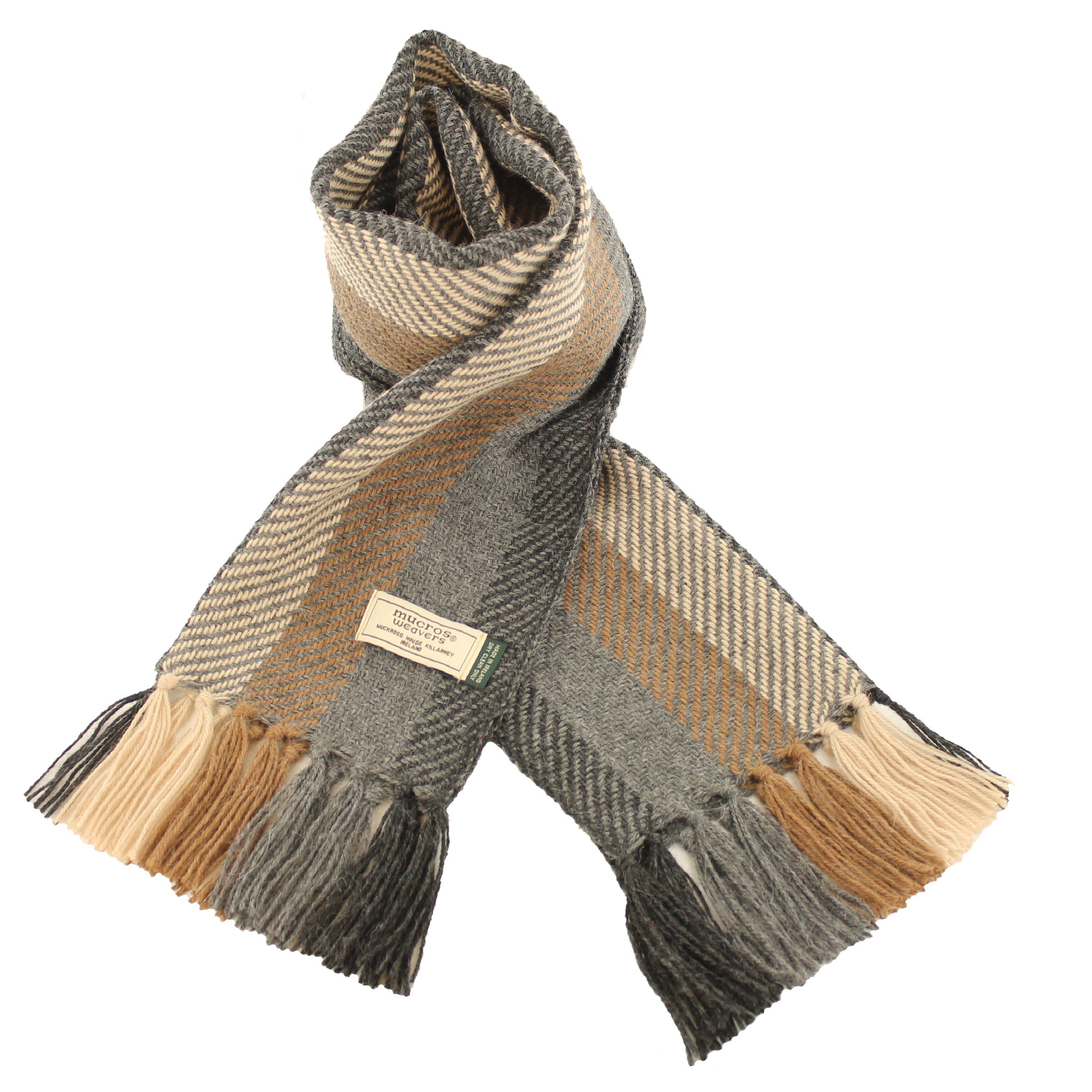 Mucros Weavers - Wholesale Scarf - Men's - Alpaca Scarf A181