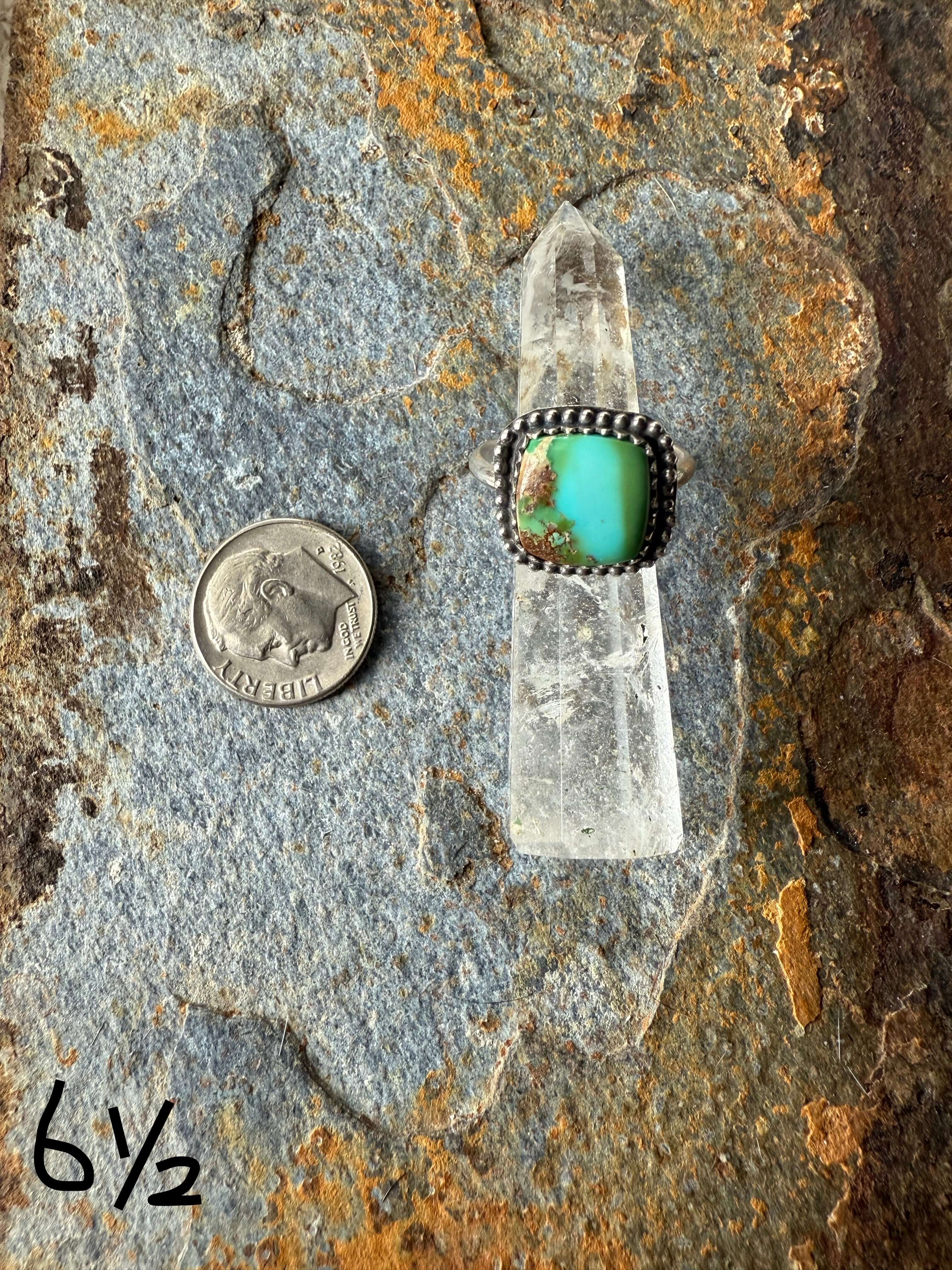 Wild Mountain Soul Designs - Vendita all'ingrosso Anelli cocktail/statement - Anello in argento sterling con turchese Sonoran Gold7