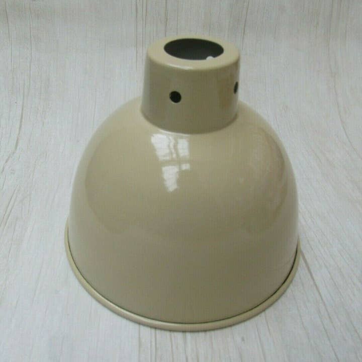 Retro lichtkap 6" Dome Cream voor wholesale door IronmongeryWorld