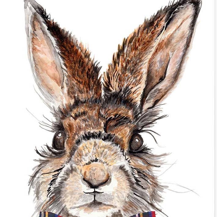Impression murale Mr Hare A3 pour la vente par Wild Whiskers