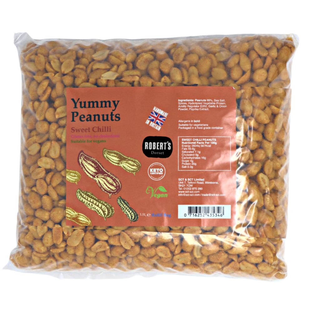 Robert’s Dorset – wholesale Nuts – Yummy Peanuts 1Kg Refill Bags 9