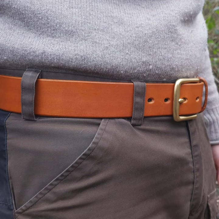 Journeyman Handcraft – wholesale Belt – Unisex – Leather Belt with Brass Buckle6
