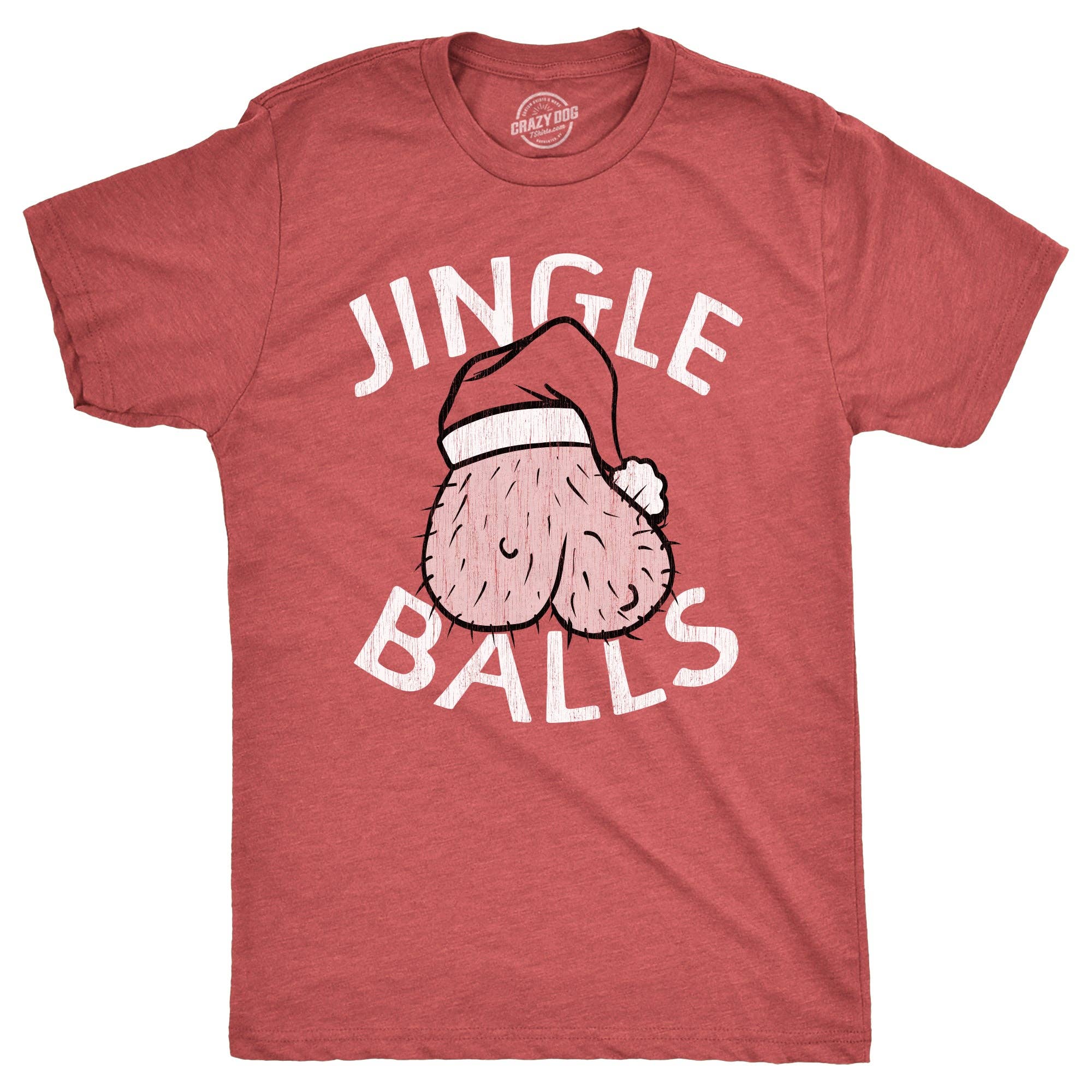 Jingle Balls Men's Tshirt Christmas Graphic Tee Western T for wholesale on Faire0