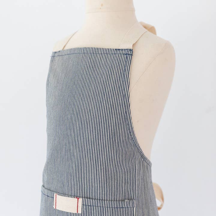 Railroad Stripe Child Apron Railroad Stripe Child Apron