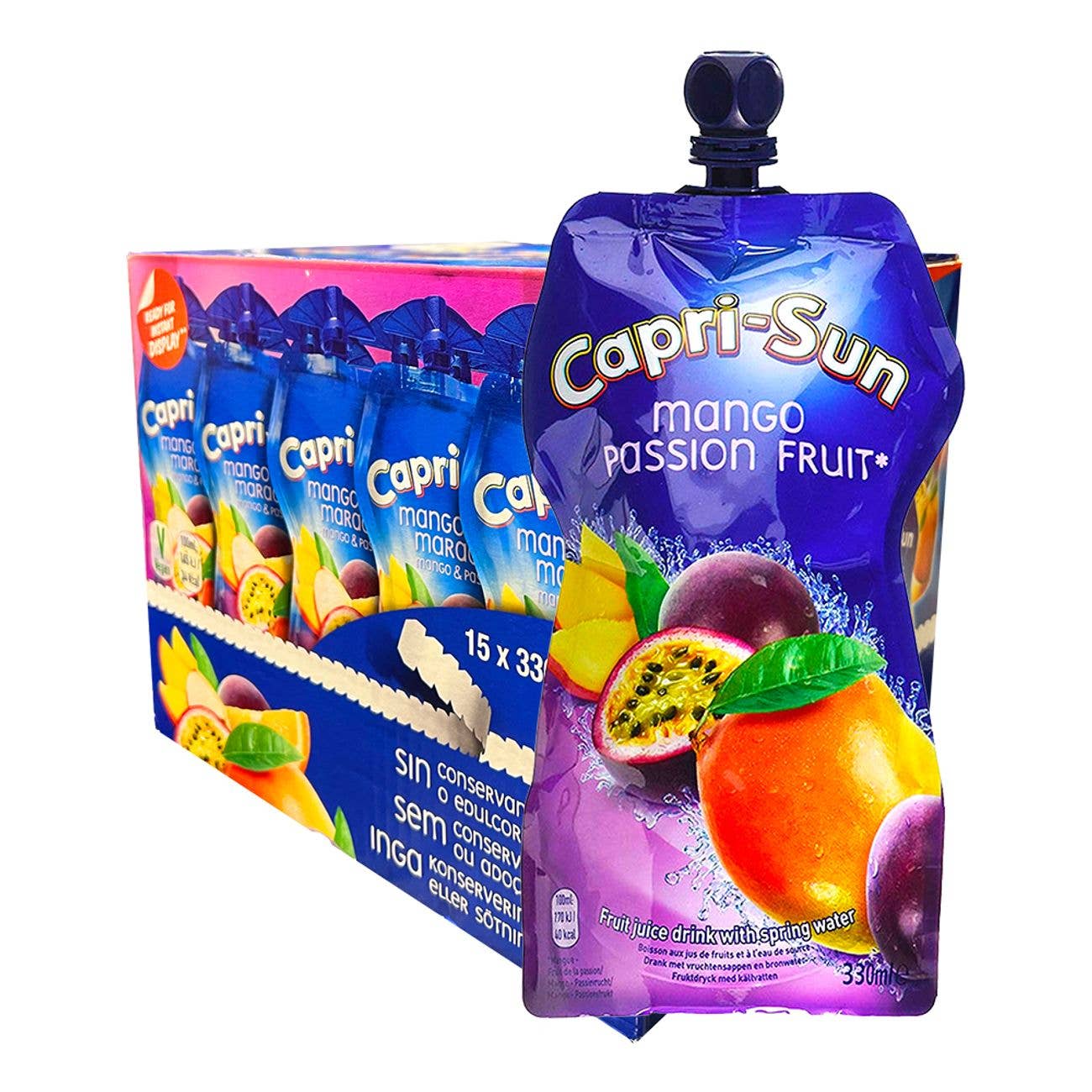 123bonbon - Wholesale Fruit Juice - Capri Sun Mango Passion Fruit - 33cl1