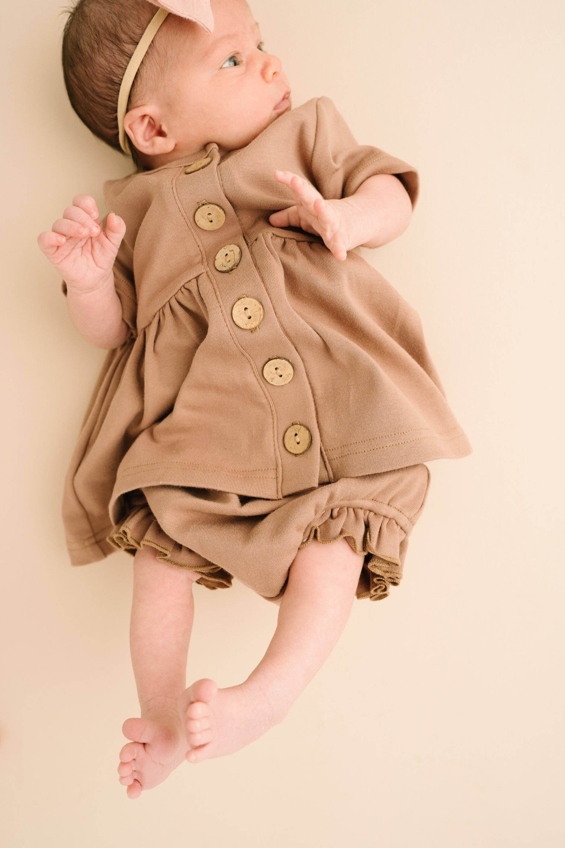 Little One Shop - Wholesale Dress - Baby - Sparrow Button Dress7
