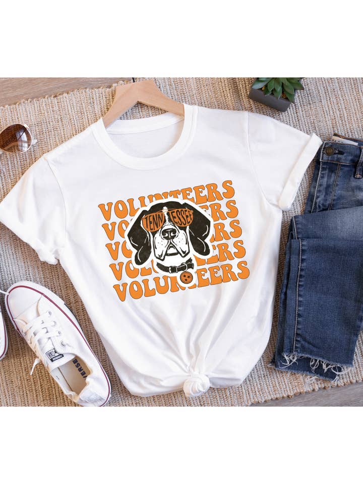 Volunteers game day graphic tee for wholesale by 4 little hearts