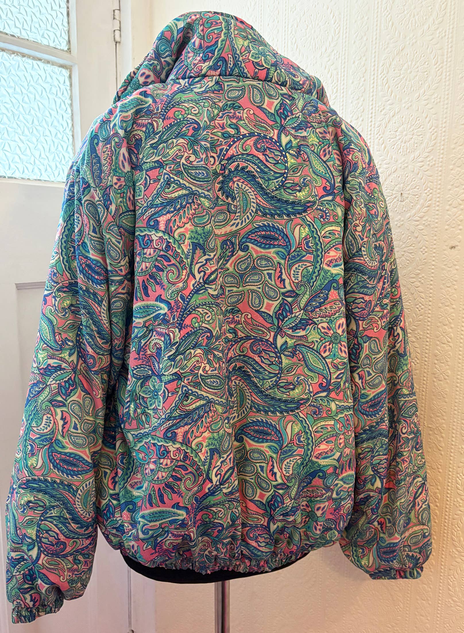 Emma's Emporium – wholesale Bomber jacket – Women’s – AW02: Sari Fleece lined Bomber Jackets - Paisley20