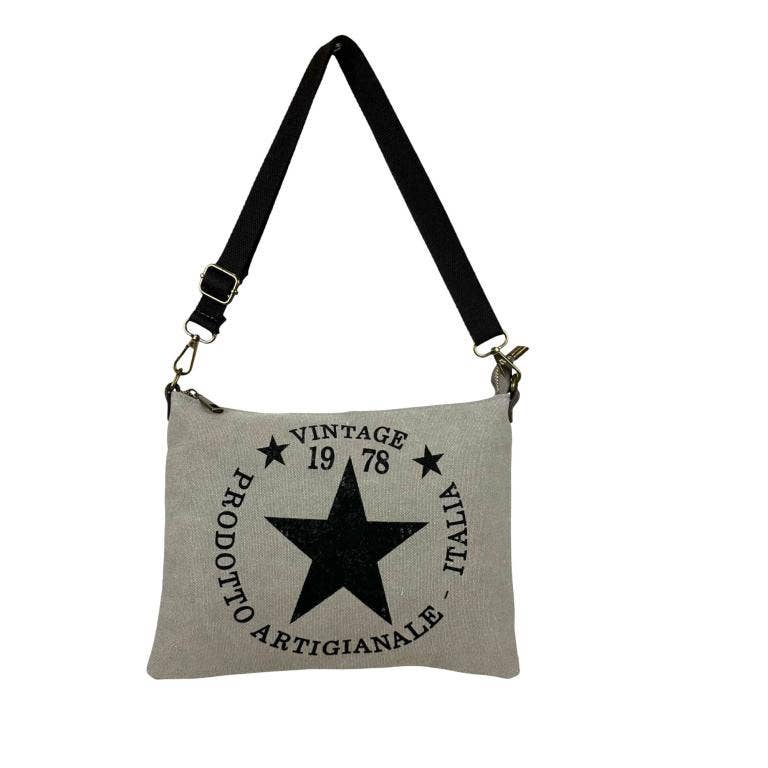 Chenson & Gorett - Venta al por mayor Bolso con correa - Mujer - Bolso Bandolera Canvas con Asa Corta y Tira Bandolera0