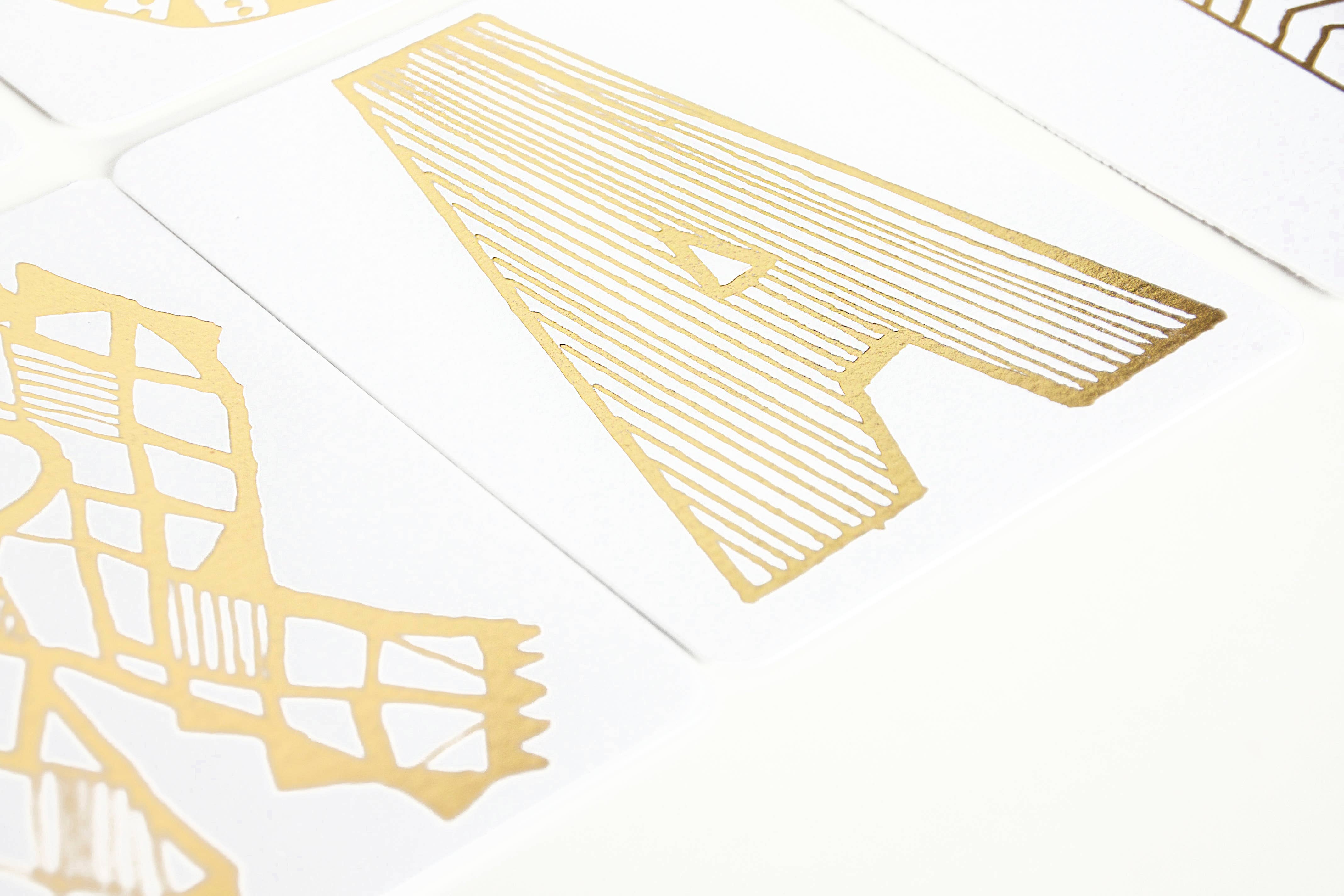 Thimblepress - Wholesale DIY Craft Kit - CONGRATS Gold Foil DIY Banner Kit8