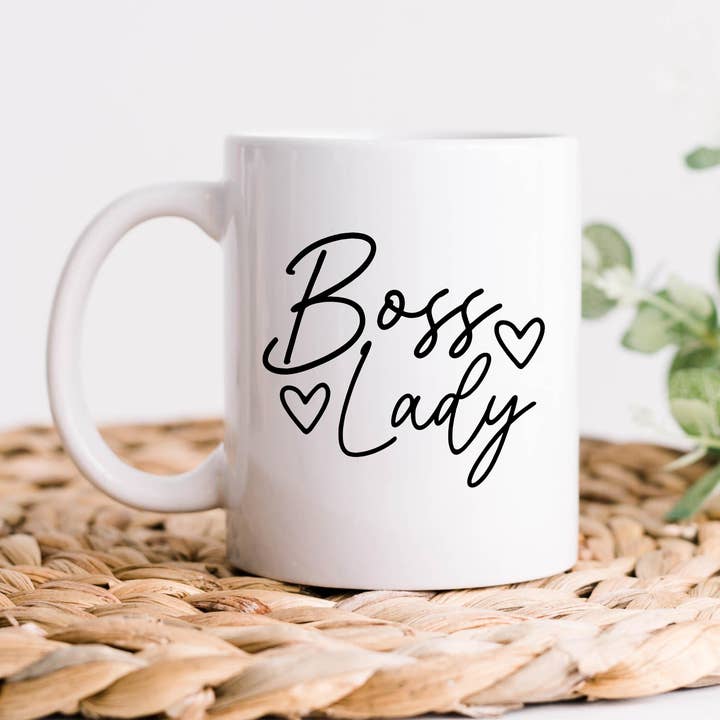 Boss Lady Kaffekrus, virksomhedsejer, krus til kvinder for engroshandel hos Hm Mugs